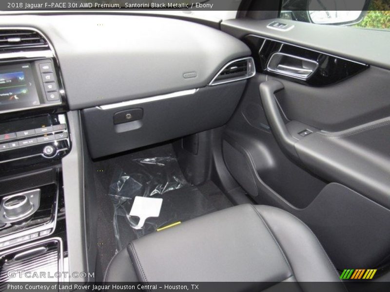Santorini Black Metallic / Ebony 2018 Jaguar F-PACE 30t AWD Premium