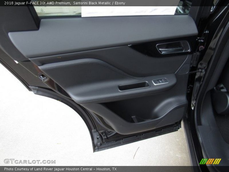 Santorini Black Metallic / Ebony 2018 Jaguar F-PACE 30t AWD Premium