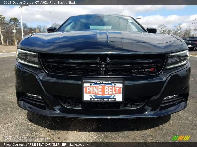 Pitch Black / Black 2018 Dodge Charger GT AWD