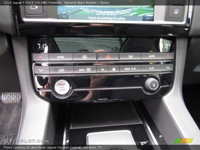 Santorini Black Metallic / Ebony 2018 Jaguar F-PACE 30t AWD Premium