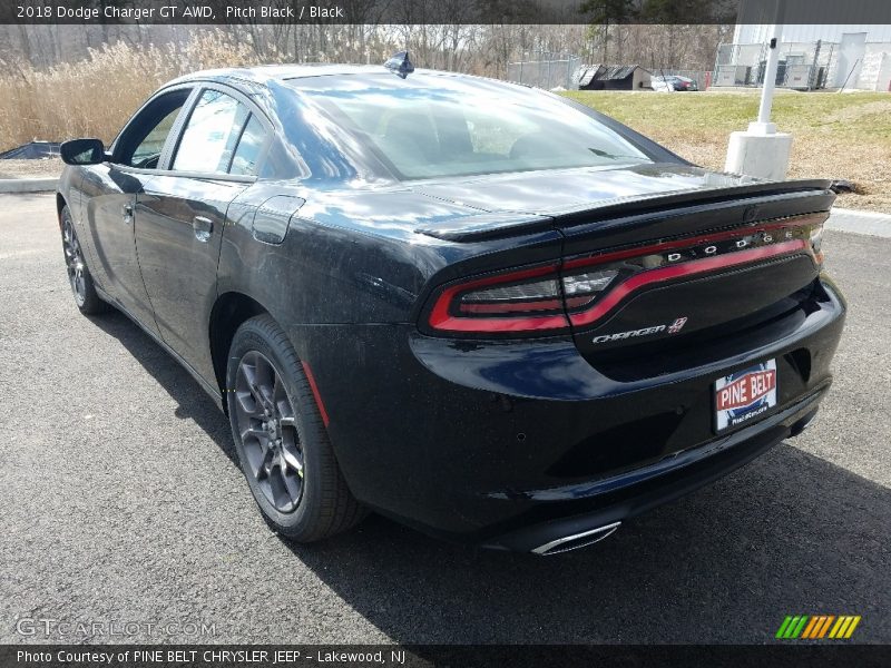 Pitch Black / Black 2018 Dodge Charger GT AWD