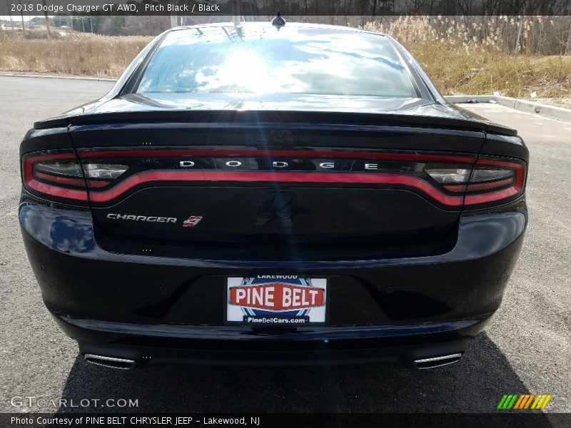 Pitch Black / Black 2018 Dodge Charger GT AWD