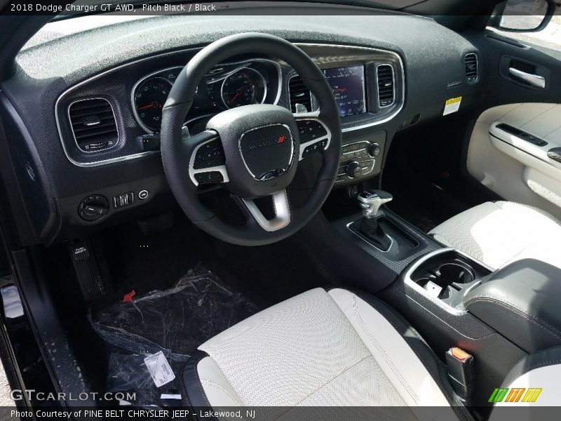 Pitch Black / Black 2018 Dodge Charger GT AWD