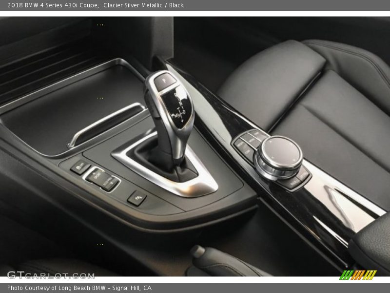 Glacier Silver Metallic / Black 2018 BMW 4 Series 430i Coupe