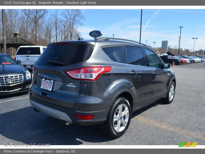 Magnetic Metallic / Medium Light Stone 2015 Ford Escape SE