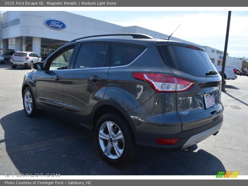Magnetic Metallic / Medium Light Stone 2015 Ford Escape SE
