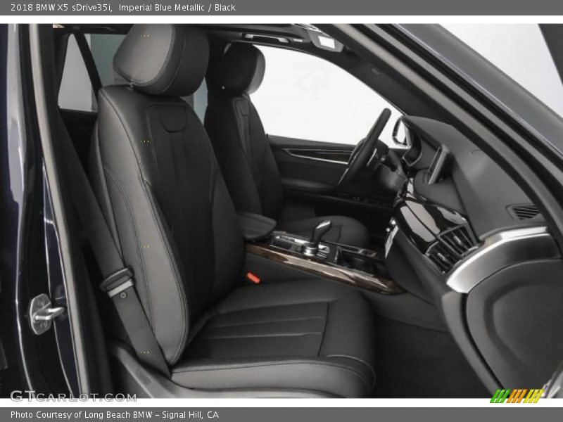 Imperial Blue Metallic / Black 2018 BMW X5 sDrive35i