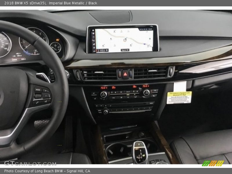 Imperial Blue Metallic / Black 2018 BMW X5 sDrive35i