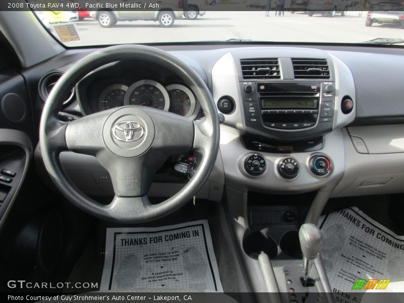 Pacific Blue Metallic / Ash 2008 Toyota RAV4 4WD