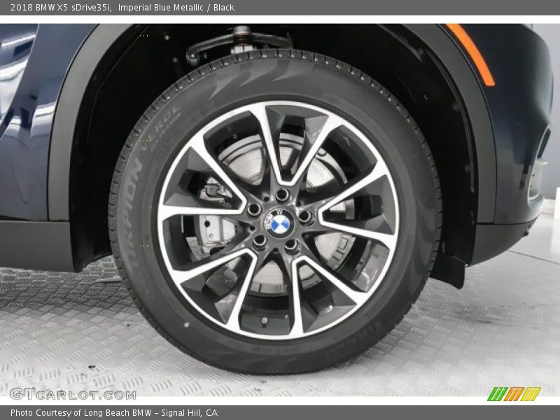 Imperial Blue Metallic / Black 2018 BMW X5 sDrive35i