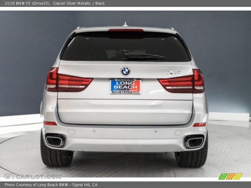Glacier Silver Metallic / Black 2018 BMW X5 sDrive35i