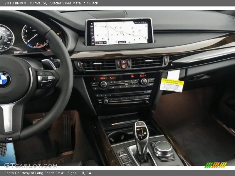 Glacier Silver Metallic / Black 2018 BMW X5 sDrive35i