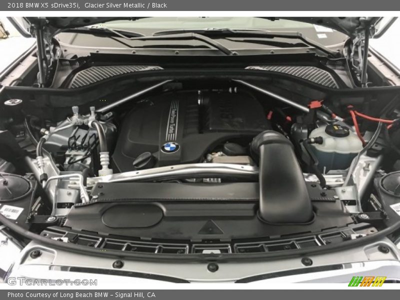 Glacier Silver Metallic / Black 2018 BMW X5 sDrive35i