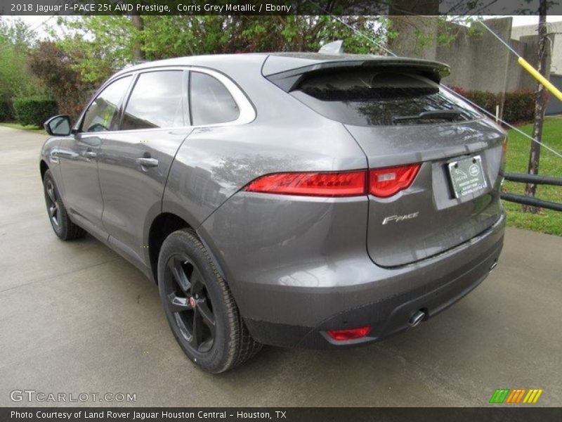 Corris Grey Metallic / Ebony 2018 Jaguar F-PACE 25t AWD Prestige