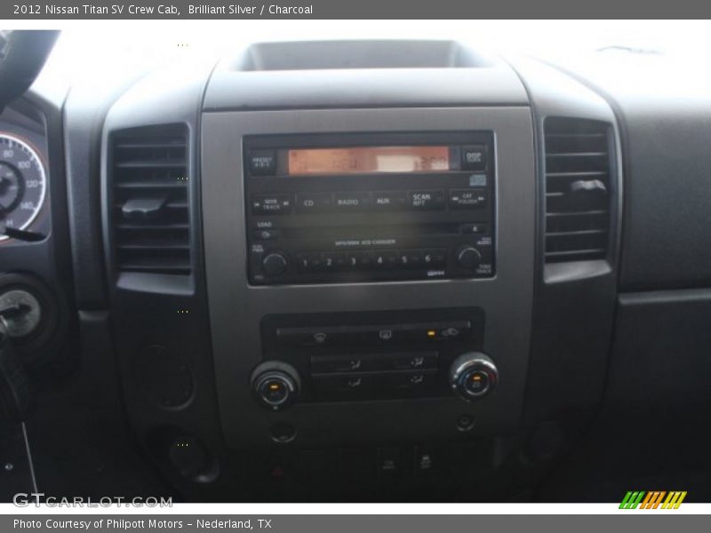 Brilliant Silver / Charcoal 2012 Nissan Titan SV Crew Cab