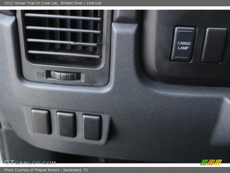 Brilliant Silver / Charcoal 2012 Nissan Titan SV Crew Cab