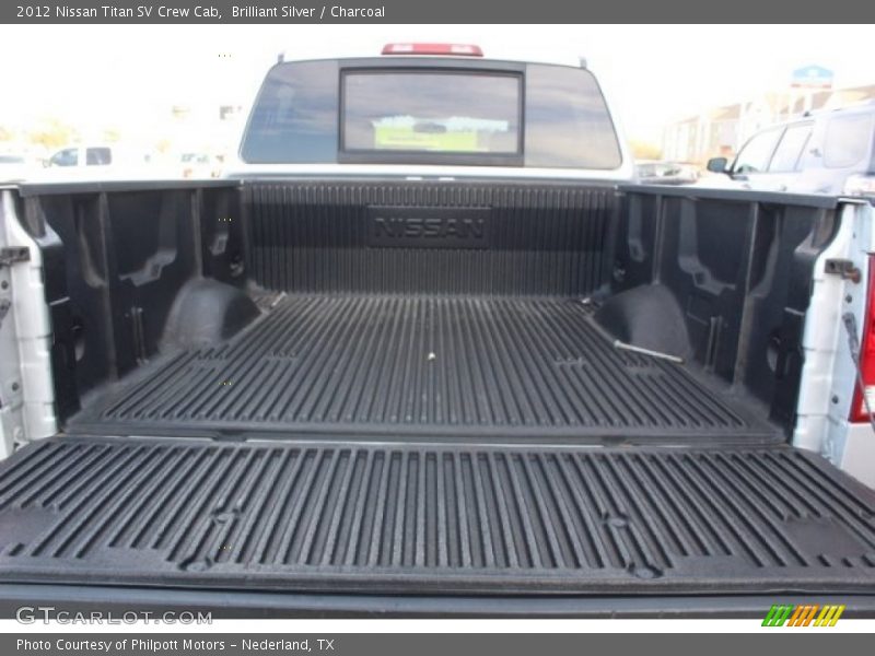 Brilliant Silver / Charcoal 2012 Nissan Titan SV Crew Cab