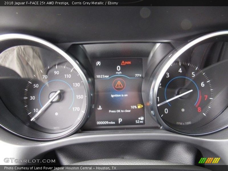 Corris Grey Metallic / Ebony 2018 Jaguar F-PACE 25t AWD Prestige