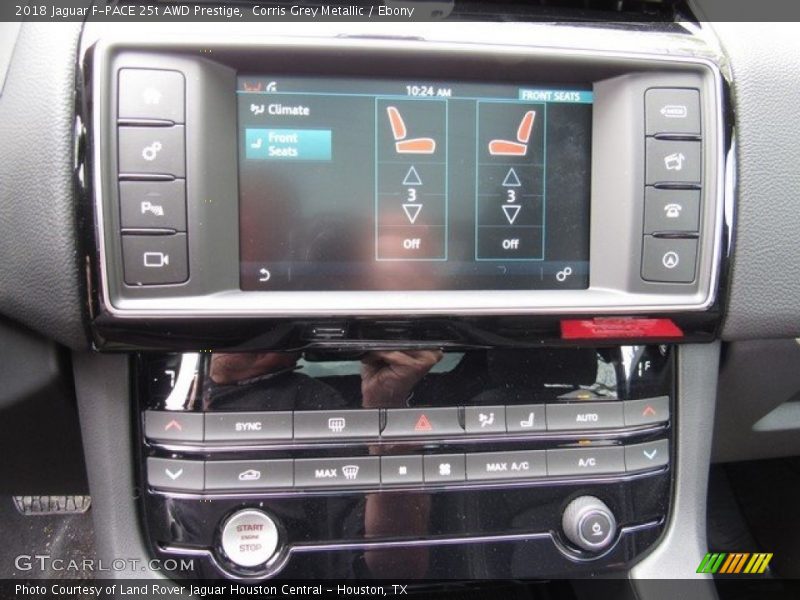 Corris Grey Metallic / Ebony 2018 Jaguar F-PACE 25t AWD Prestige