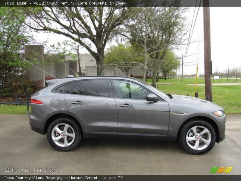 Corris Grey Metallic / Ebony 2018 Jaguar F-PACE 25t AWD Premium