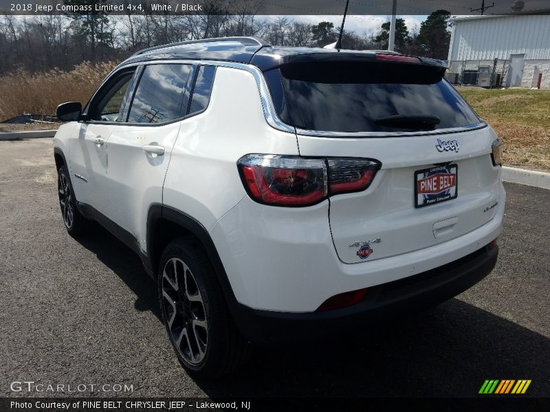 White / Black 2018 Jeep Compass Limited 4x4
