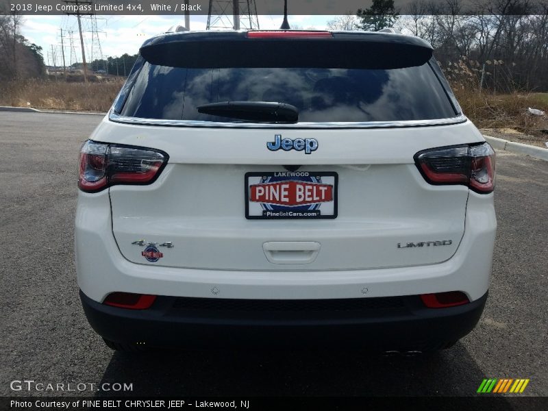White / Black 2018 Jeep Compass Limited 4x4