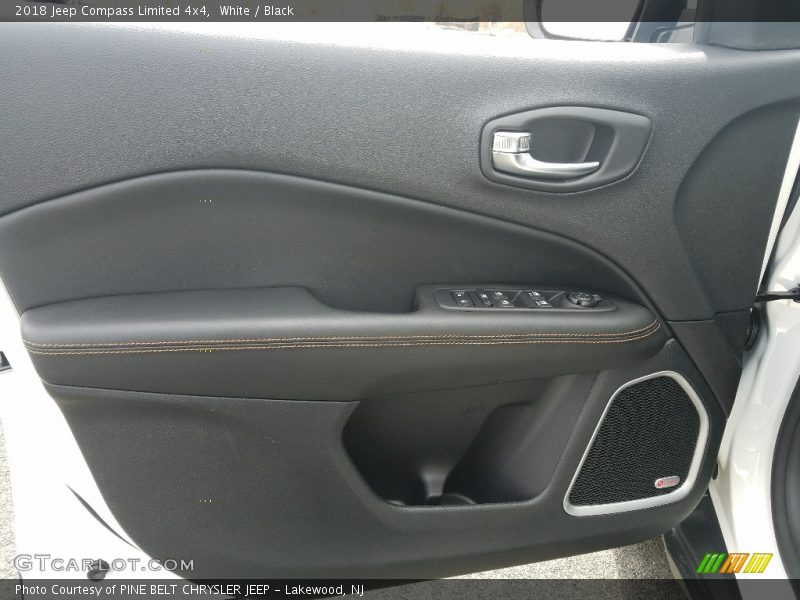 White / Black 2018 Jeep Compass Limited 4x4