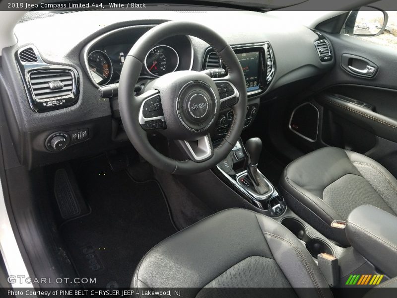 White / Black 2018 Jeep Compass Limited 4x4