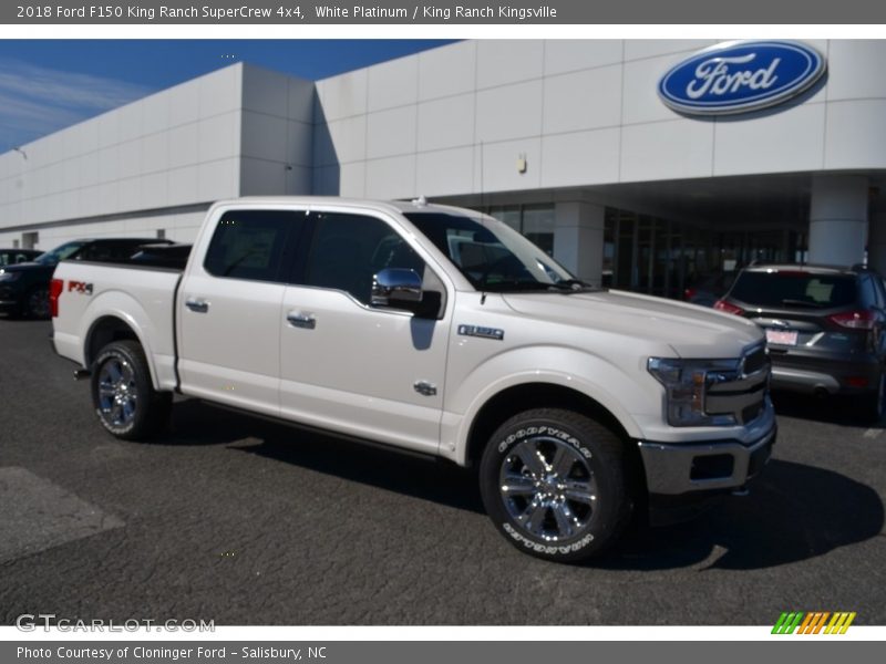 White Platinum / King Ranch Kingsville 2018 Ford F150 King Ranch SuperCrew 4x4