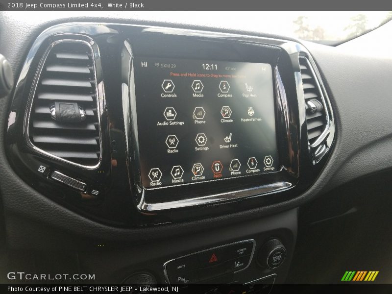 White / Black 2018 Jeep Compass Limited 4x4
