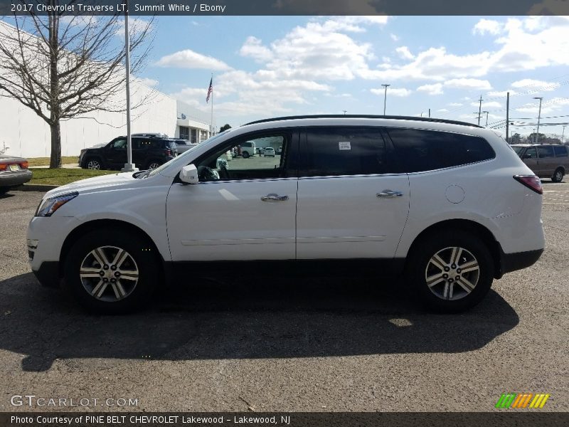 Summit White / Ebony 2017 Chevrolet Traverse LT
