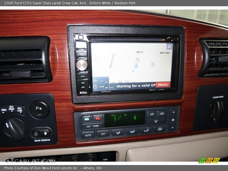 Oxford White / Medium Flint 2006 Ford F250 Super Duty Lariat Crew Cab 4x4