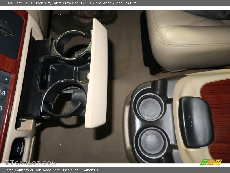 Oxford White / Medium Flint 2006 Ford F250 Super Duty Lariat Crew Cab 4x4