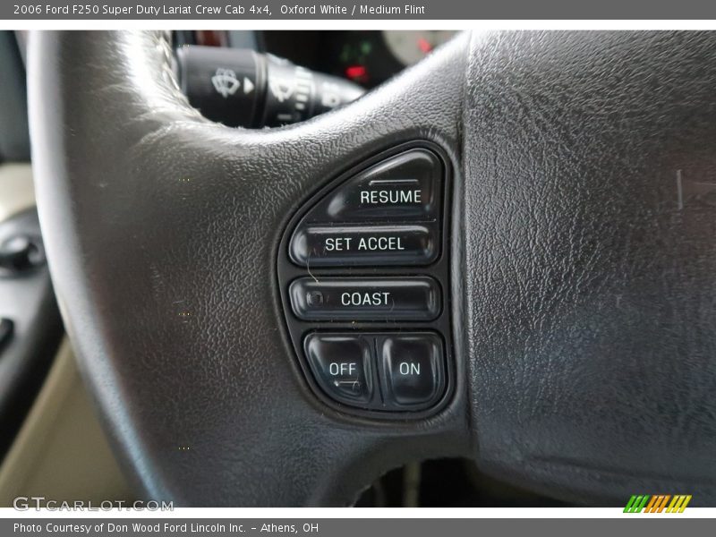 Oxford White / Medium Flint 2006 Ford F250 Super Duty Lariat Crew Cab 4x4