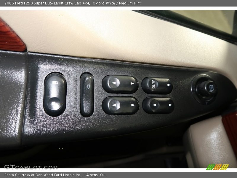 Oxford White / Medium Flint 2006 Ford F250 Super Duty Lariat Crew Cab 4x4