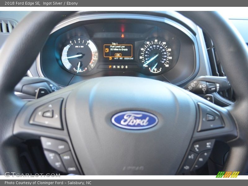 Ingot Silver / Ebony 2018 Ford Edge SE