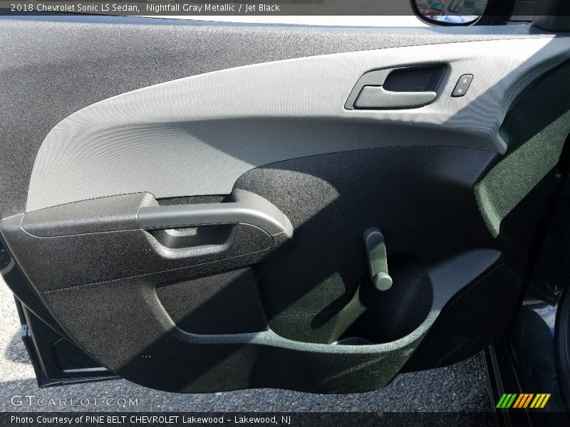 Nightfall Gray Metallic / Jet Black 2018 Chevrolet Sonic LS Sedan
