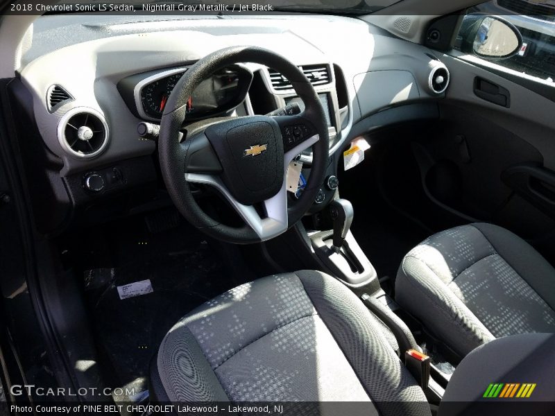 Nightfall Gray Metallic / Jet Black 2018 Chevrolet Sonic LS Sedan
