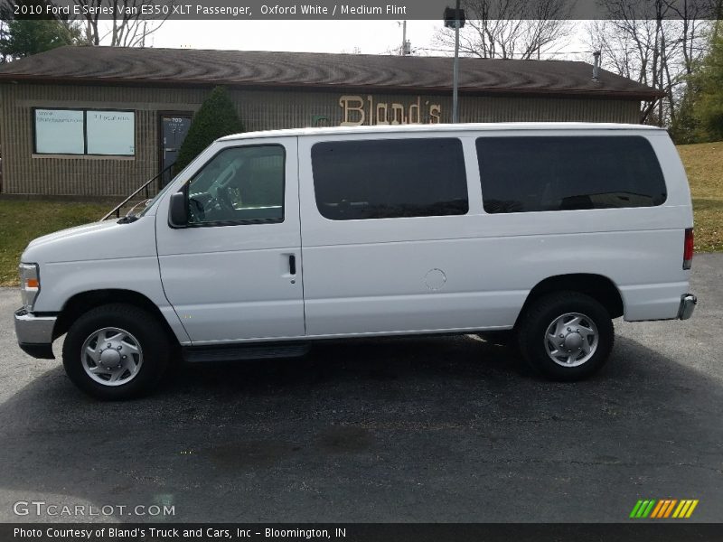 Oxford White / Medium Flint 2010 Ford E Series Van E350 XLT Passenger