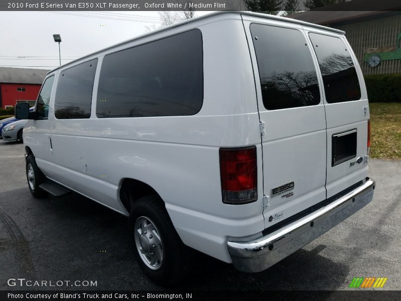 Oxford White / Medium Flint 2010 Ford E Series Van E350 XLT Passenger