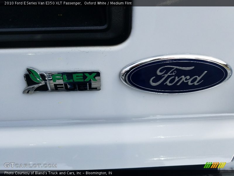 Oxford White / Medium Flint 2010 Ford E Series Van E350 XLT Passenger