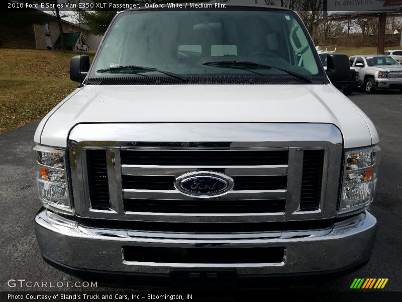 Oxford White / Medium Flint 2010 Ford E Series Van E350 XLT Passenger