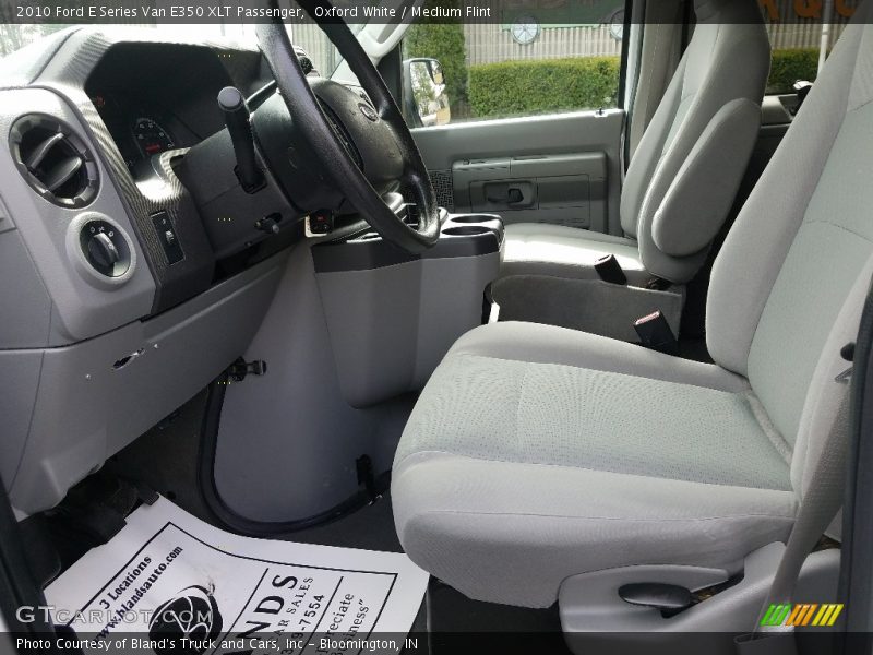 Oxford White / Medium Flint 2010 Ford E Series Van E350 XLT Passenger