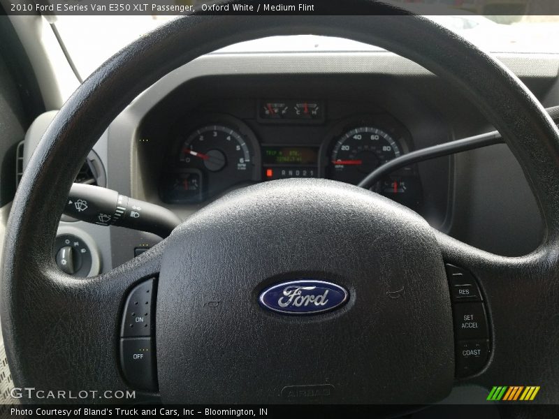 Oxford White / Medium Flint 2010 Ford E Series Van E350 XLT Passenger