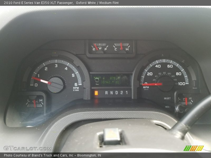Oxford White / Medium Flint 2010 Ford E Series Van E350 XLT Passenger