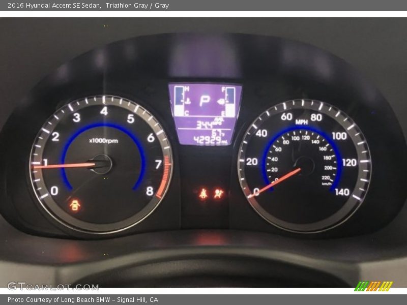 Triathlon Gray / Gray 2016 Hyundai Accent SE Sedan