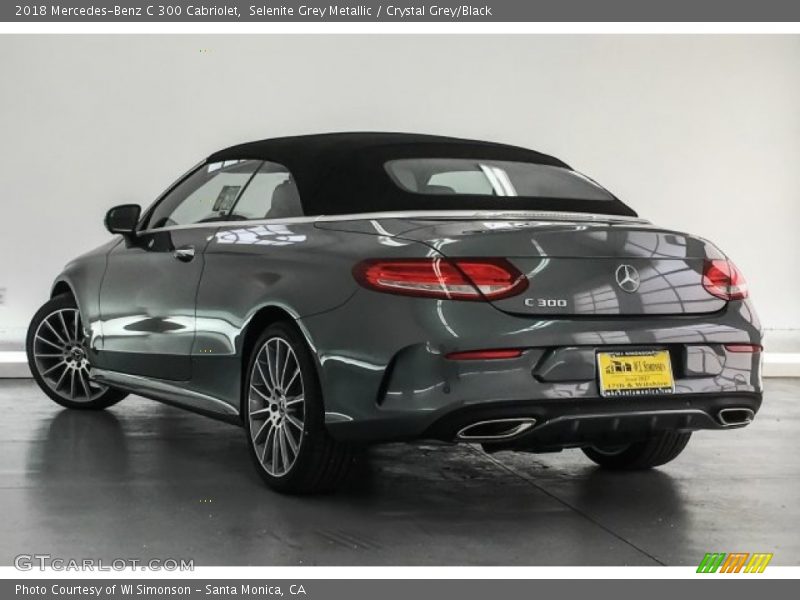 Selenite Grey Metallic / Crystal Grey/Black 2018 Mercedes-Benz C 300 Cabriolet