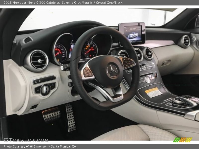Selenite Grey Metallic / Crystal Grey/Black 2018 Mercedes-Benz C 300 Cabriolet
