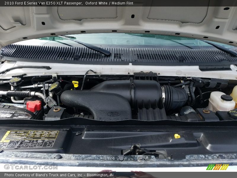 Oxford White / Medium Flint 2010 Ford E Series Van E350 XLT Passenger