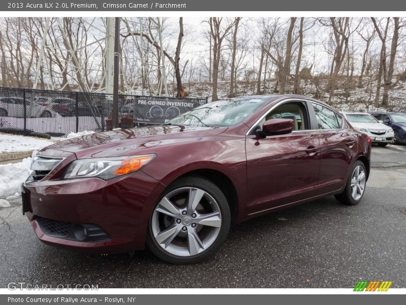 Crimson Garnet / Parchment 2013 Acura ILX 2.0L Premium